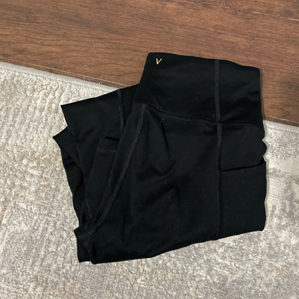 Full length black leggings